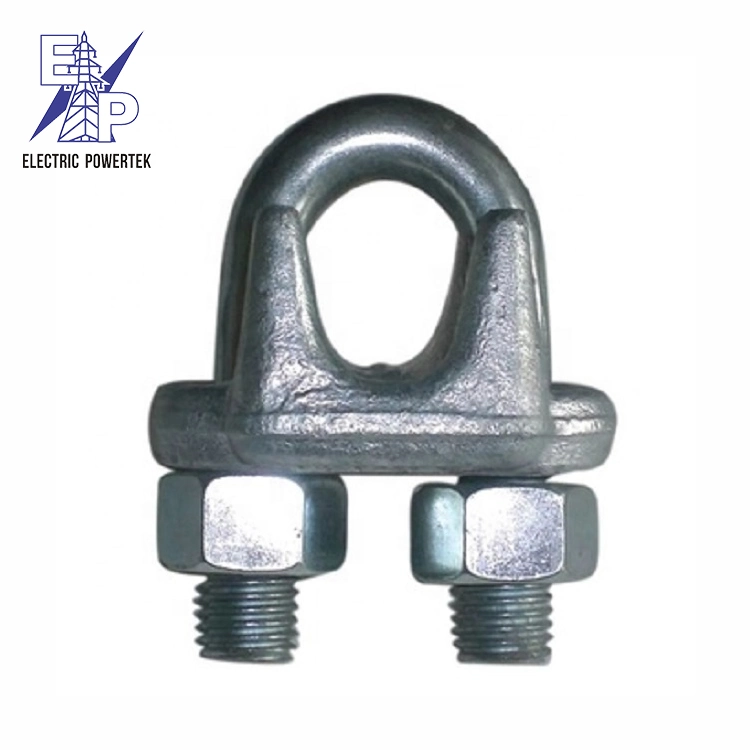 5/8 Rigging Hardware Steel Drop Forged Wire Rope Clamp U Bolt Wire Rope Clip