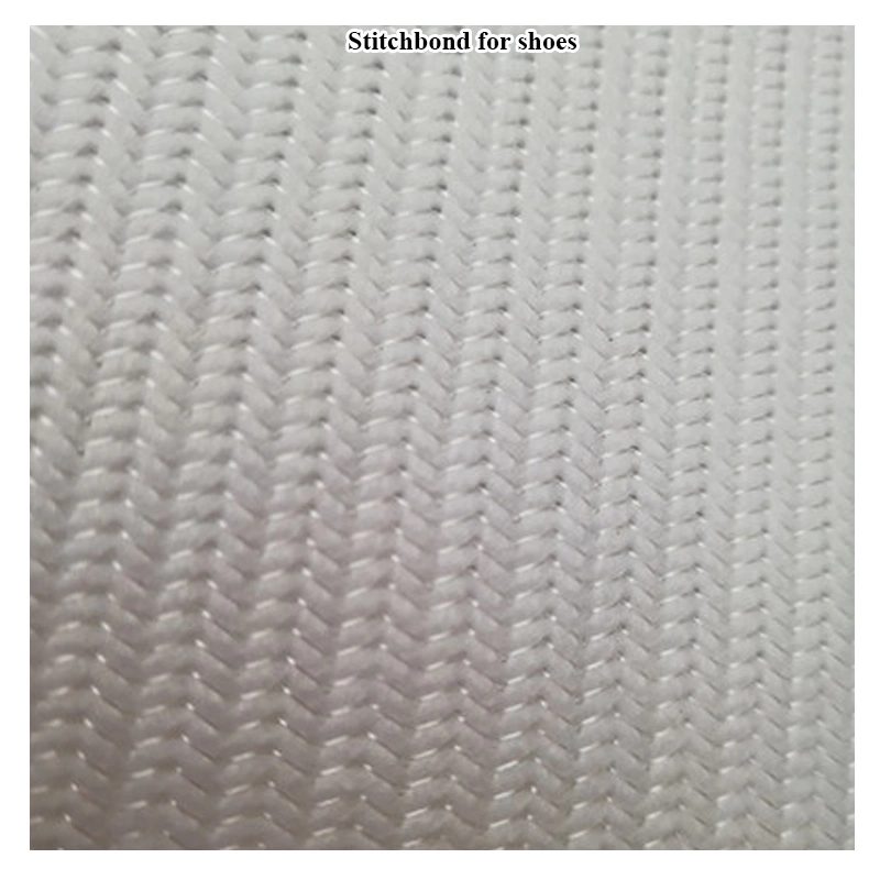 nonwoven Fabric 14f RPET Stitchbond Polyester Stitchbond Nonwoven для Плата на подошве