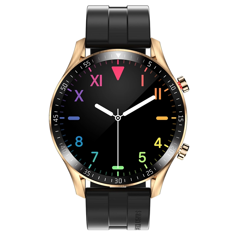 C03 Round Screen BT يدعو Zinc Alloy Shell لغات متعددة ساعة SmartWatch العصرية