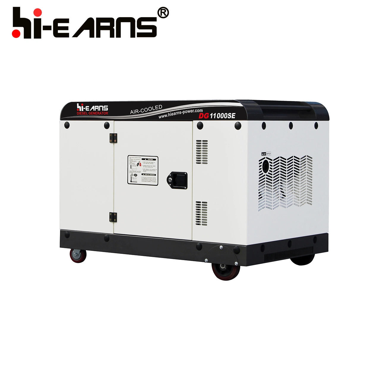 10kVA tipo silenciosa Air-Cooled Certificado Euro V Venta caliente diesel generador de alta calidad serie DG11000se