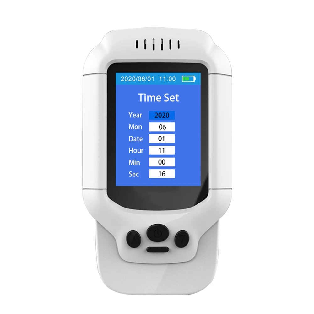 Multi-Function Air Quality Monitor, Measrue Pm1.0/Pm2.5/Pm10/Tvoc/O3/Temperature/Humidity/Aqi Dm502-O3