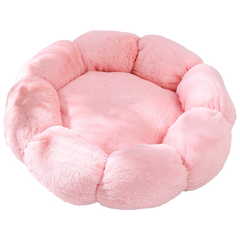 New Round Mat Washable Foldable Pet Cushion Dog Soft Sofa Bed