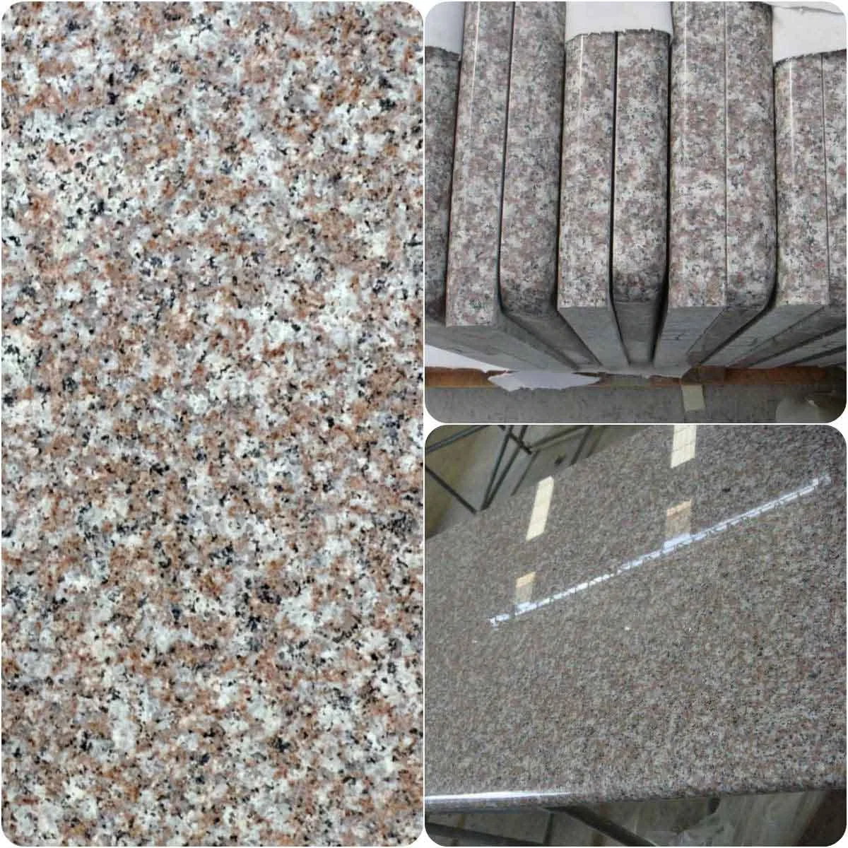 Cheap Natural Granite Tiles for Park and Stepping Driveway Patio