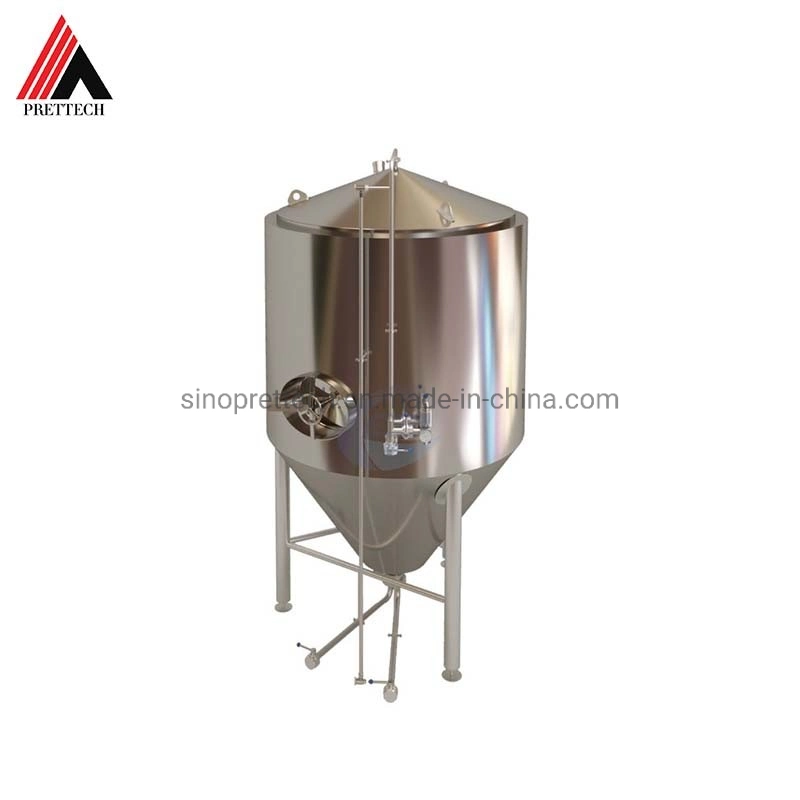 depósito de fermentação de cerveja cónica SUS 304/316 de alta qualidade com Blusão de arrefecimento