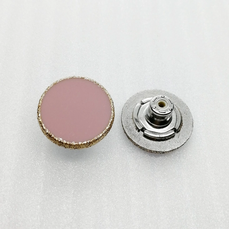 19mm Shiny Gold Pink Shank Jeans Button Plastic Core Fashion Accessories