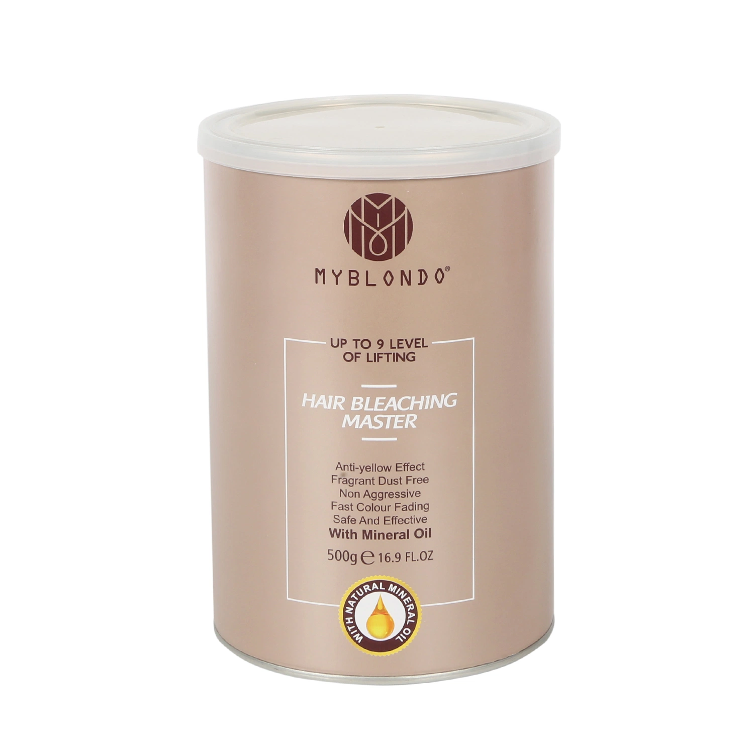 Formulated in Italy 500g Jar Hair Bleaching Powder for Hair Color Bleaching Powder Lightener in Stock