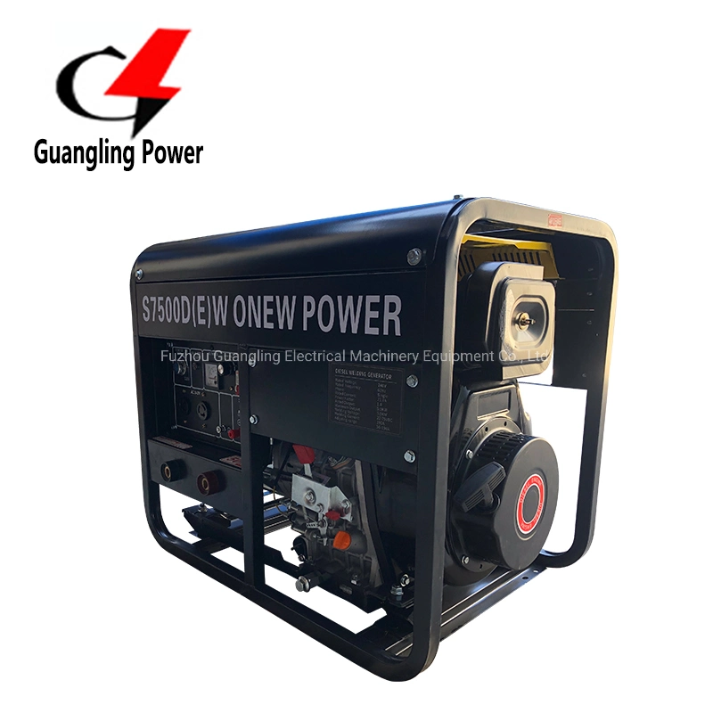 Günstigste 10kw Diesel Schweißgenerator 200 AMP Inverter Ultraschall Schweißen Maschine