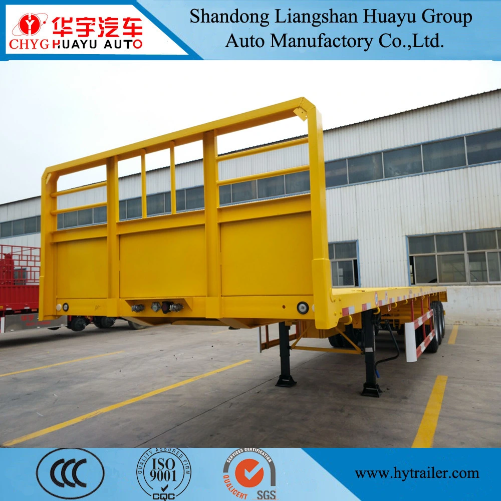 China Manufacturer 40FT Flatbed Container Semi Trailer/Truck Trailer