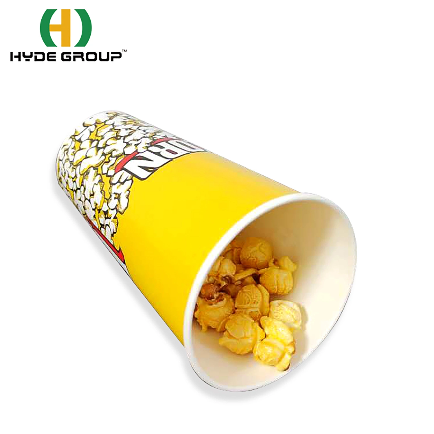 Food Grade 32oz 46oz 64oz 85oz 130oz Disposable Custom Printed Popcorn Paper Cup Bucket