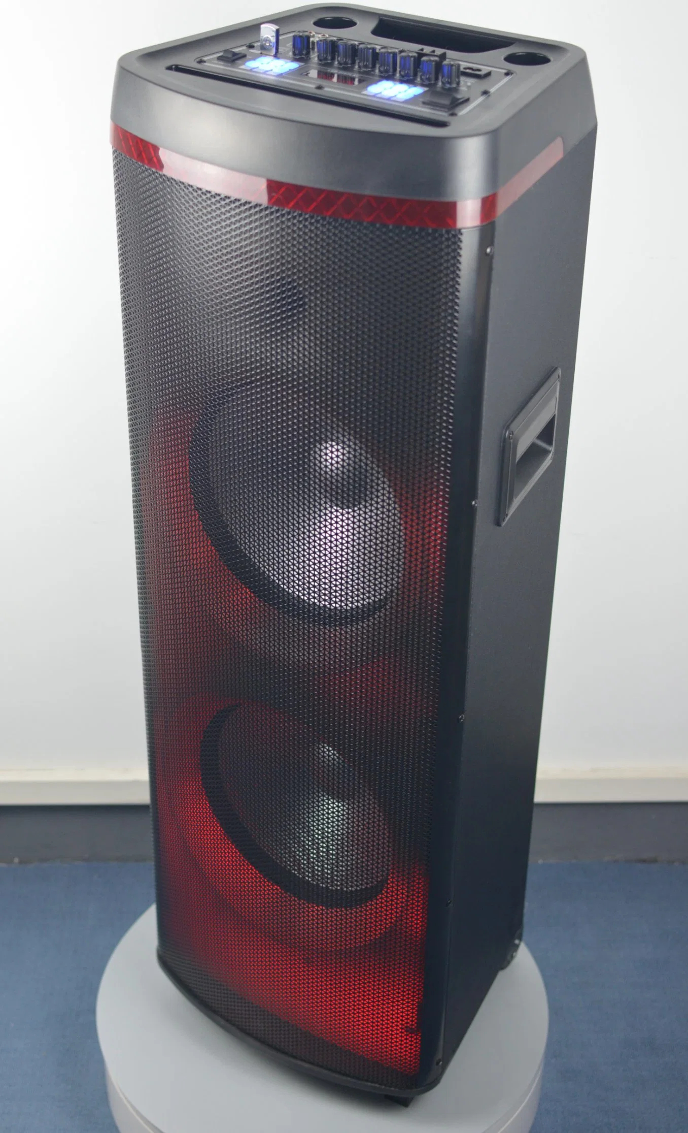 Promotion 12 Inch Popular Party Speaker with Flame LED Audio Speaker