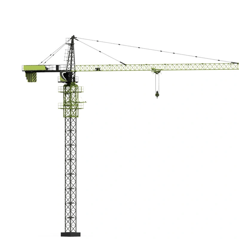 Tower Crane Wa6013-8 8t Construction Crane Flat-Top Tower Crane Cheap Price for Sale