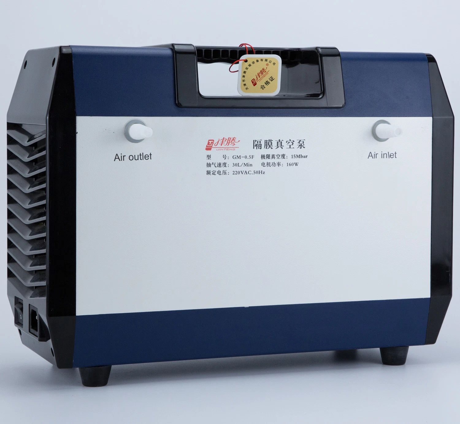 Jinteng Oill Free PTFE Coated Chemical Resistant Vacuum Pump with CE GM-0.5F