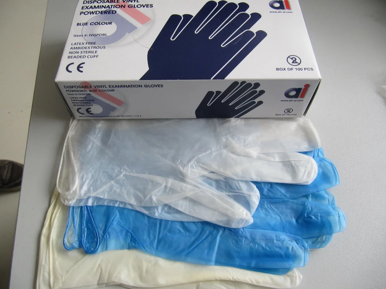 El vinilo Guantes de examen de medicina China