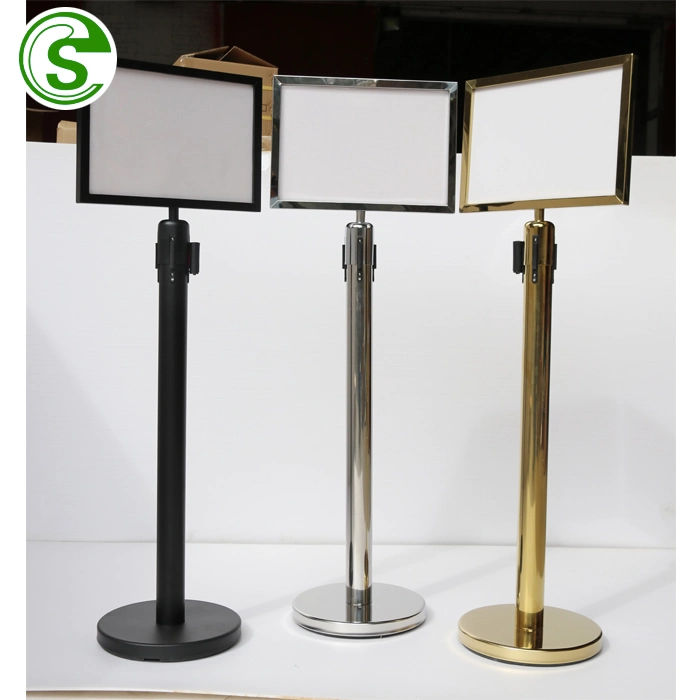 Guangzhou Popular Subway Guidance Retractable Queue Line Stand Barrier Crowd Control Post