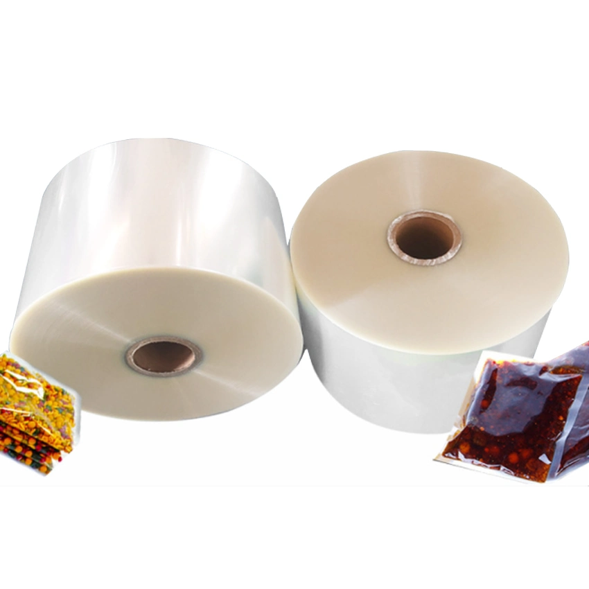 Food Packaging Plastic PE Roll Film Bag Sachet Transparent PE Film for Packing Bag