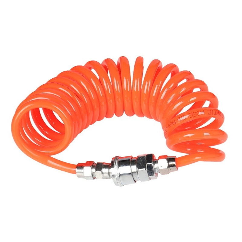 Polyurethane Tube PU Spring Coil Hose Pneumatic Colorful Spiral Hose