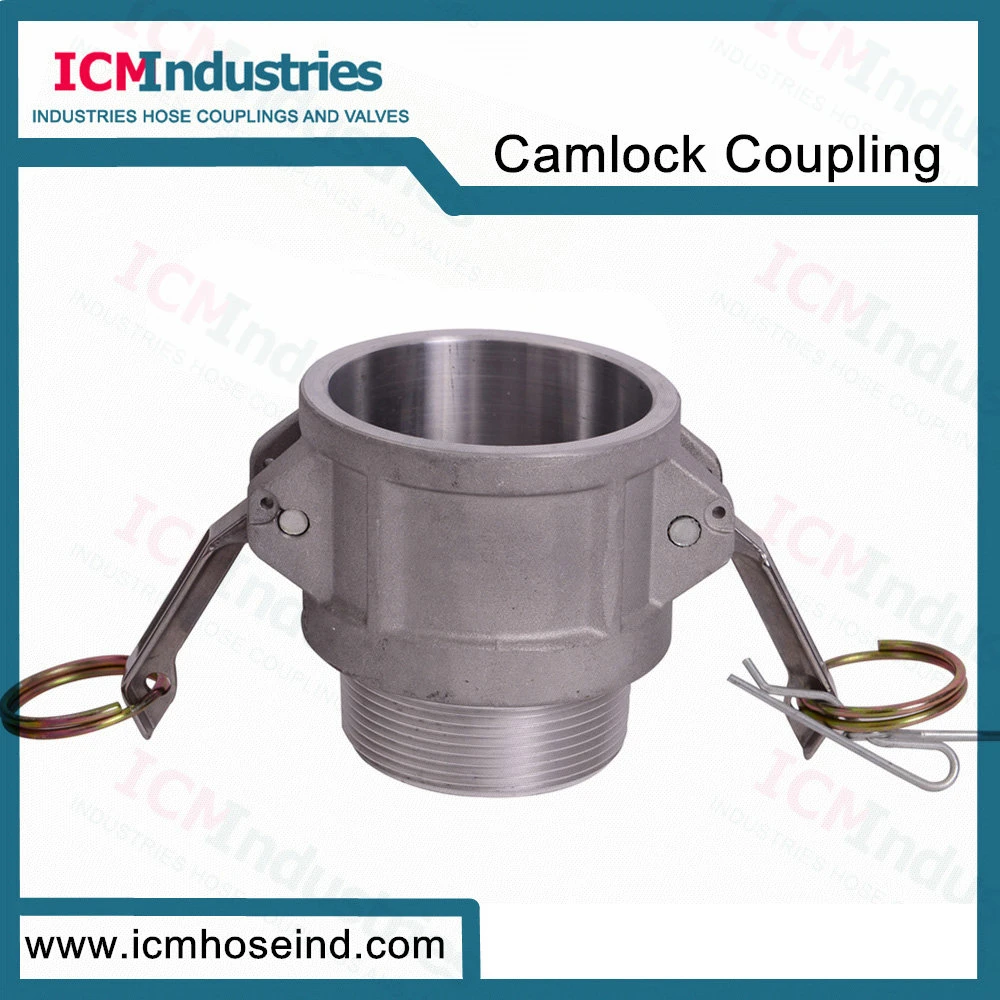 Hot Sales Aluminum Discharge Water Pipe Coupling 3''npt Threaded Camlock Irrigation Fitting