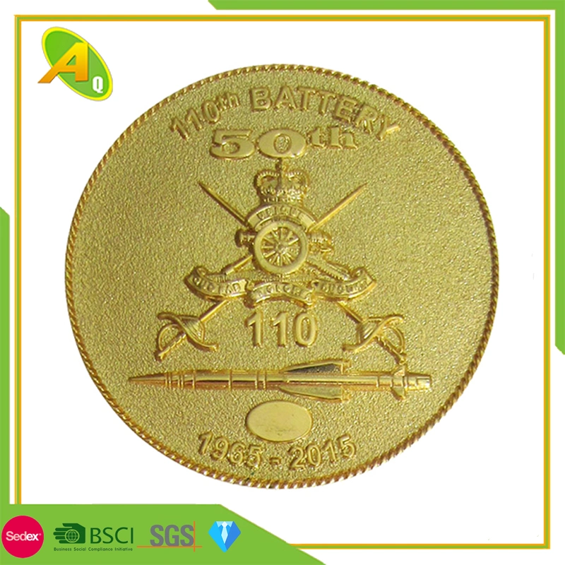 Diseño creativo de oro medalla de recuerdo de metal personalizados Marina Desafío Moneda (moneda-150)