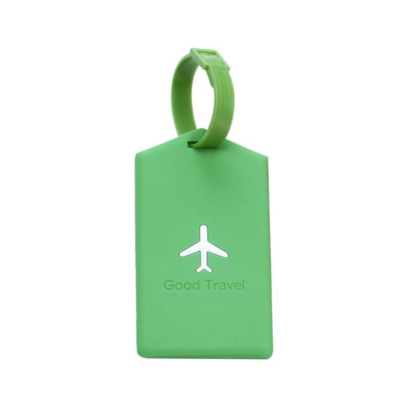Luggage Tags, Thick PVC Airplane Suitcase Identification Card Suitcase Tag for Travel Esg11966