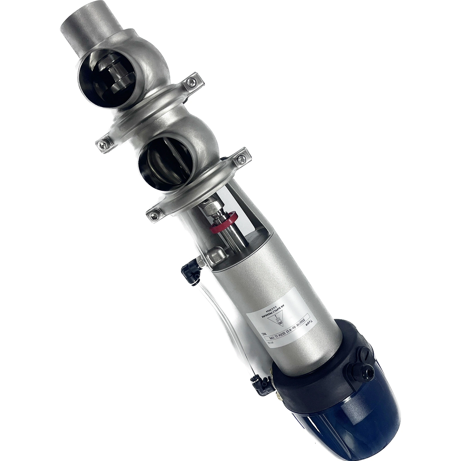 Ll Sanitary Type 3-Way Pneumatic Operation Flow Reversal Valves with Welding Connections