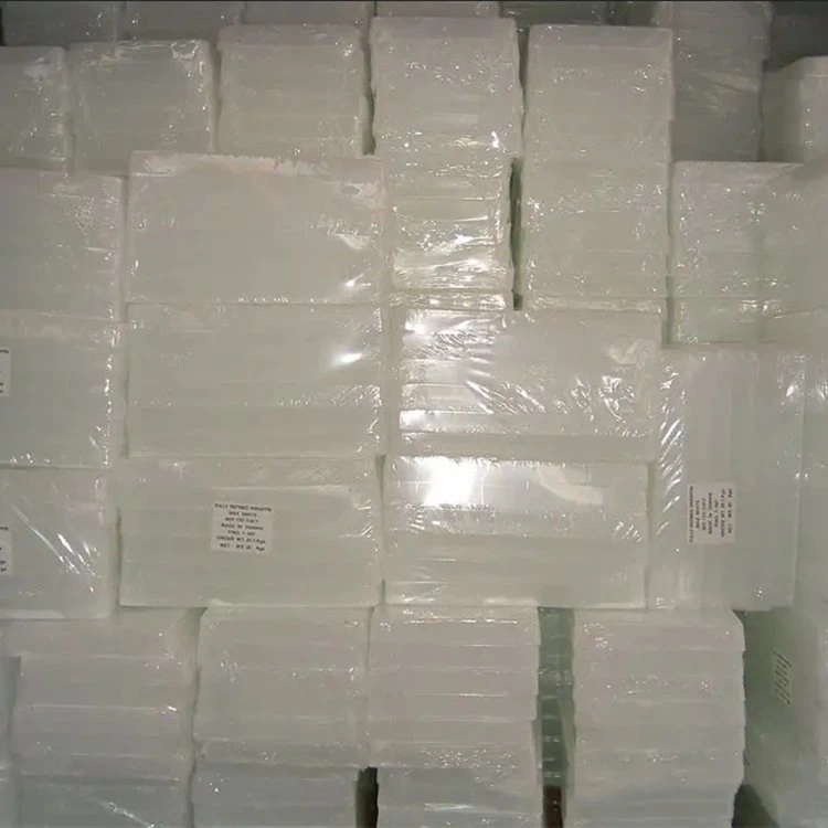 White Pillar Candle Making Paraffin Wax Slab Packed in Carton