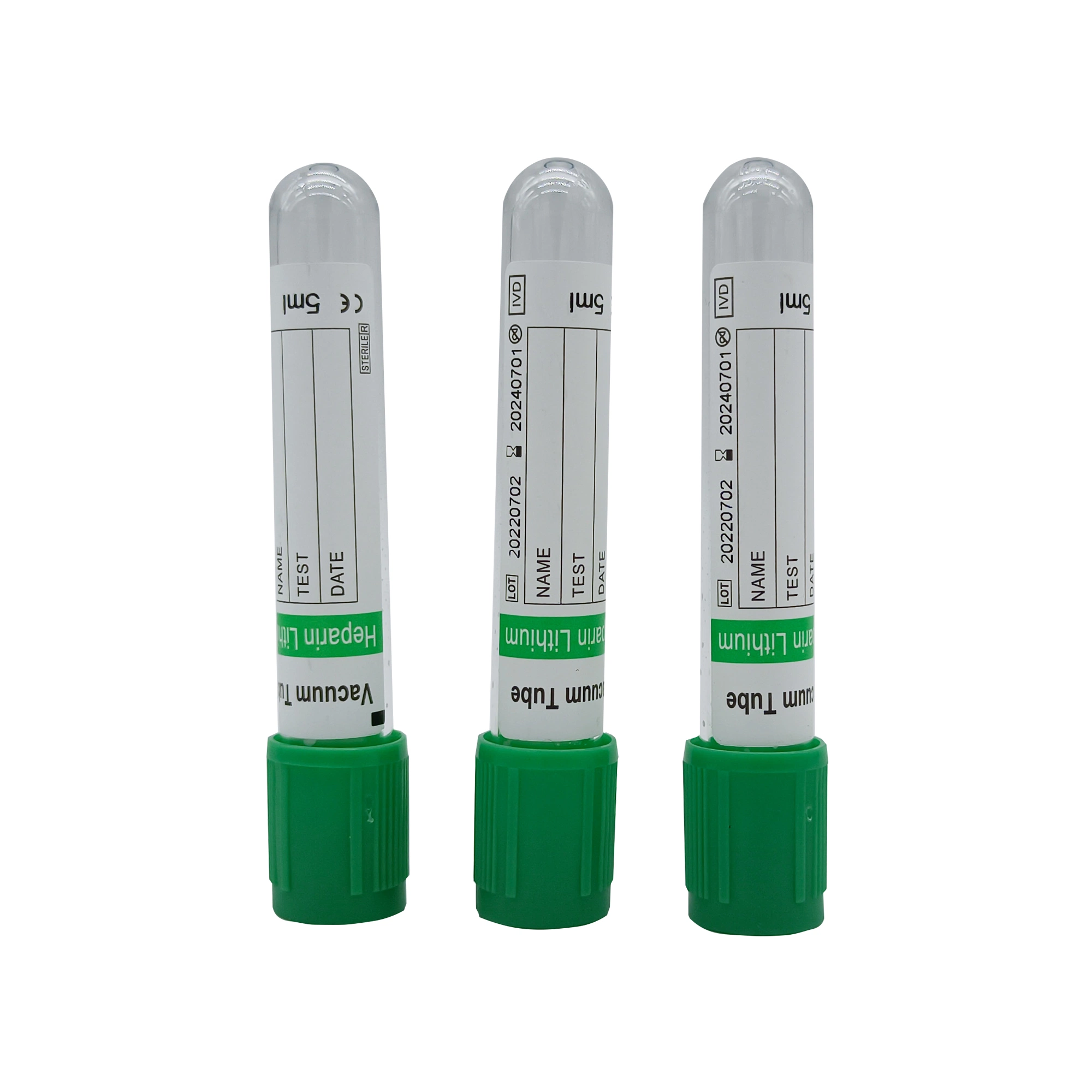 Disposable Glass or Pet EDTA/Plain/Gel&Clot/Heparin/ESR Blood Collection Tube