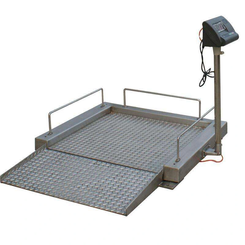 1.0m*1.0m 1000kgs-3000kgs Cattle Weighing Scale Electronic Floor Scale for Sales