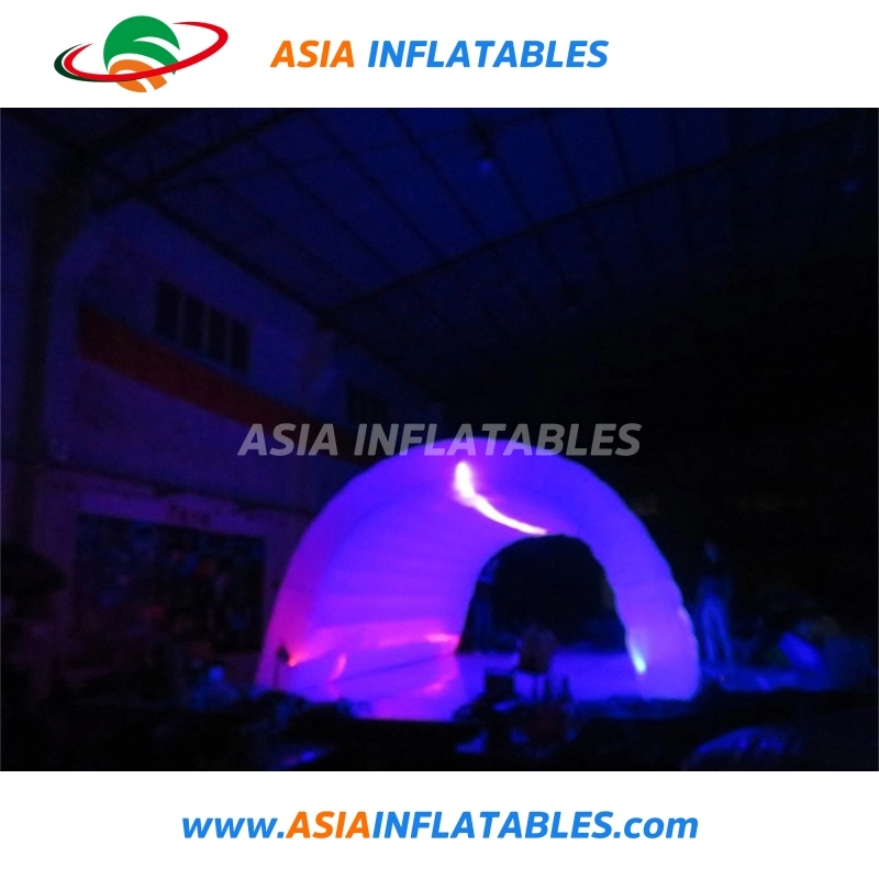 Indoor Inflatable Color Changing Tunnel, Inflatable Shinning LED Tunnel