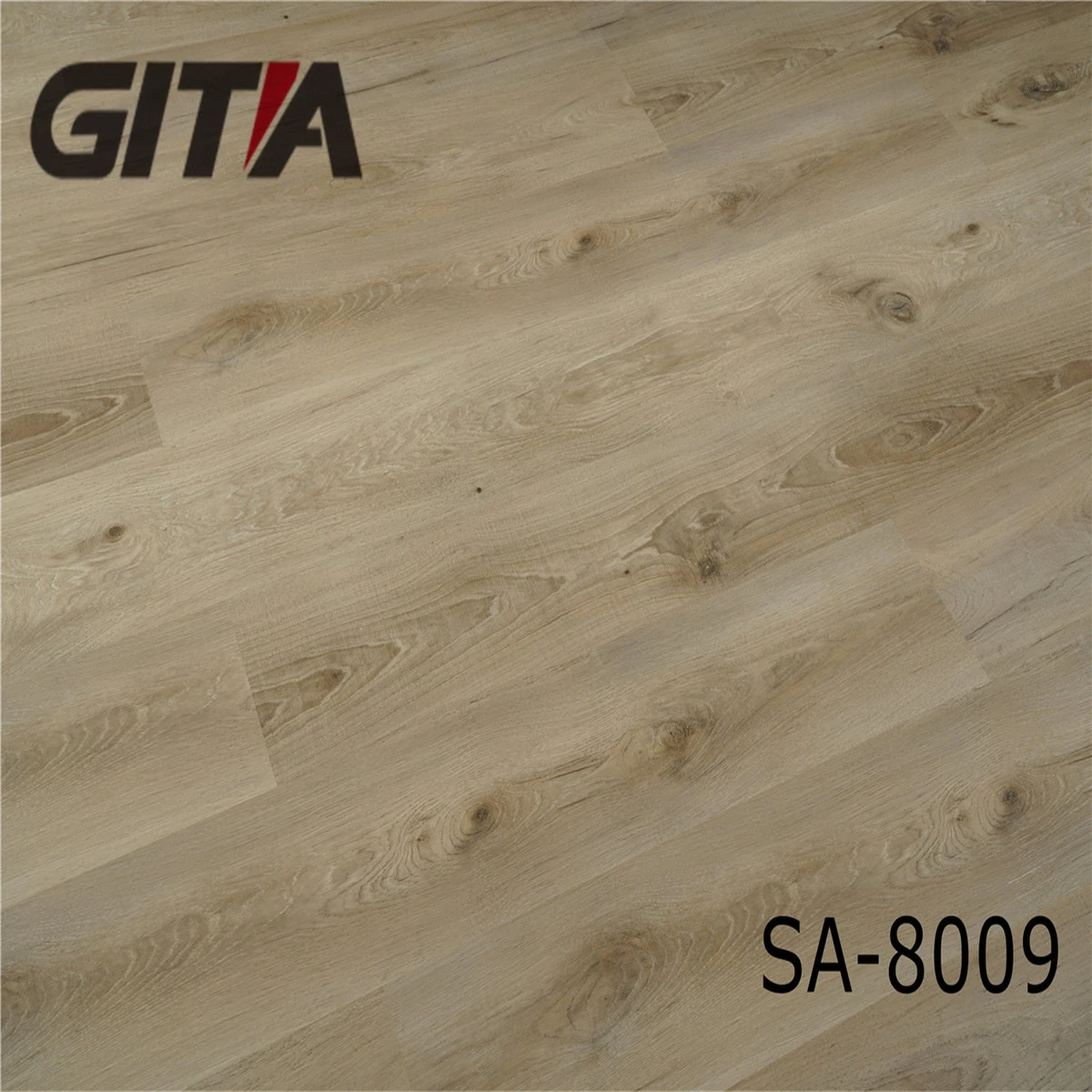 Comercial Gitia usar 4mm, de fácil limpieza de suelos de vinilo Plank Spc haga clic en