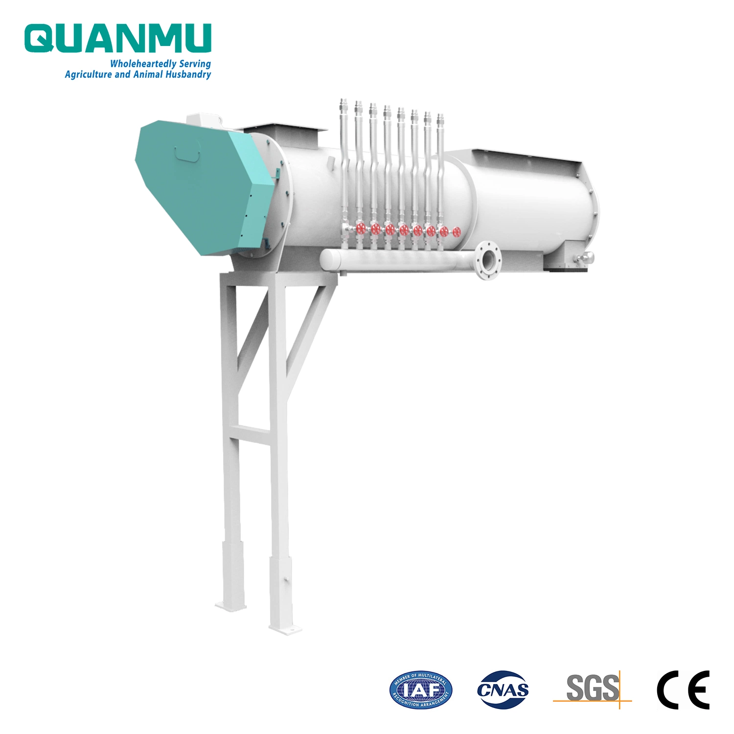 Cattle and Ruminant Animal Feed Paddle Steam Conditioner for Pellet Mill