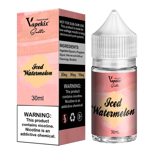 Пользовательский логотип для печати Vape жидкости 30mg Strong Iced мяты и E-Cig E сок оптовая торговля