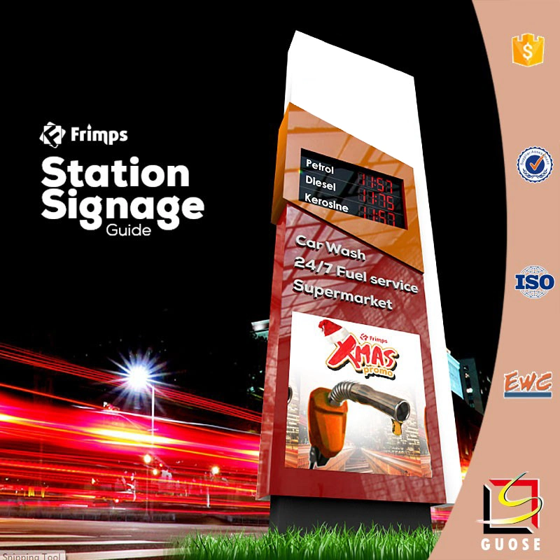 Gas Station Signage LED Fuel Station LED Display Canopy