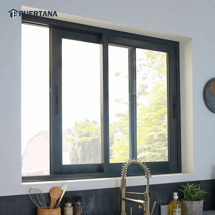 Replacement Modern House Bullet Proof Aluminum Sliding Glass Window