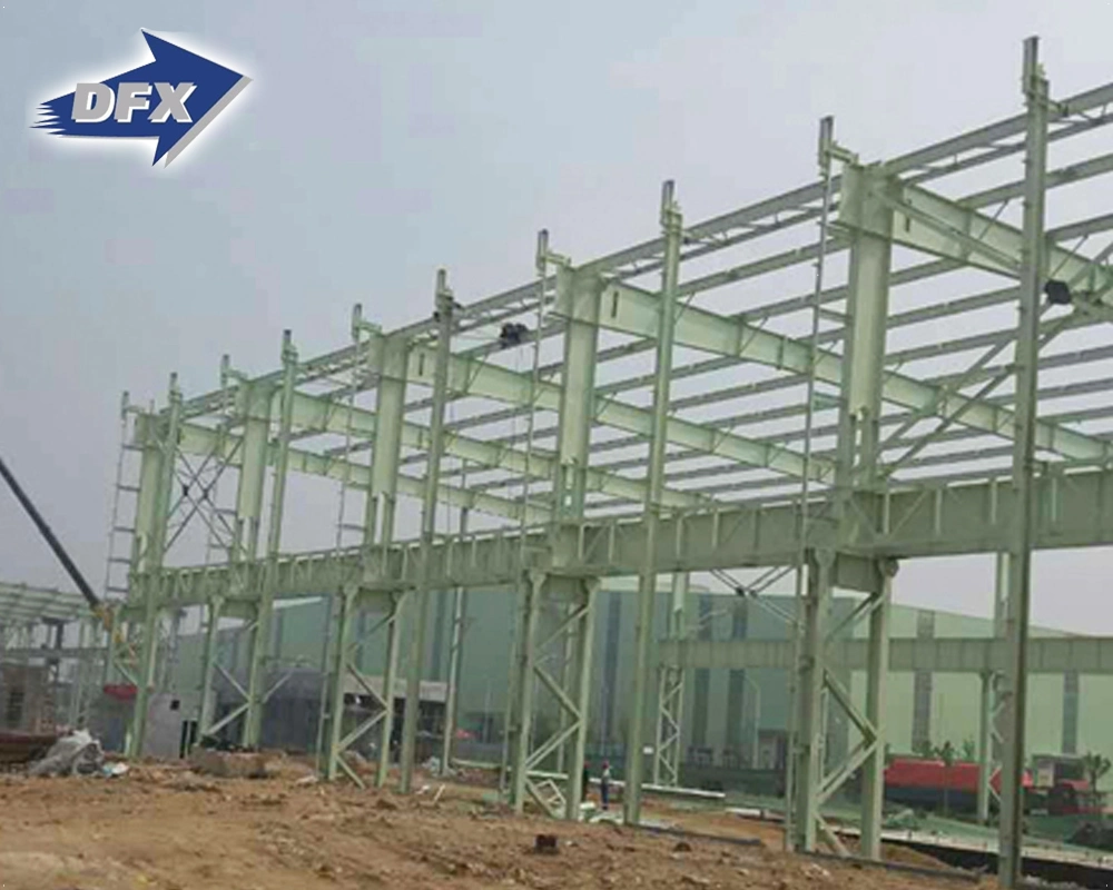 Easy Assembly Prefab Steel Warehouse Metal Framework Materials