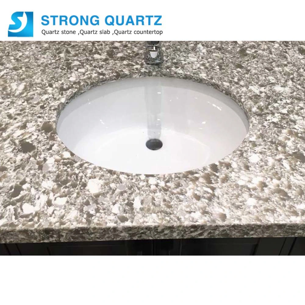 Quartz Stone Vanitytop for Kitchen and Bathroom Counter-Top