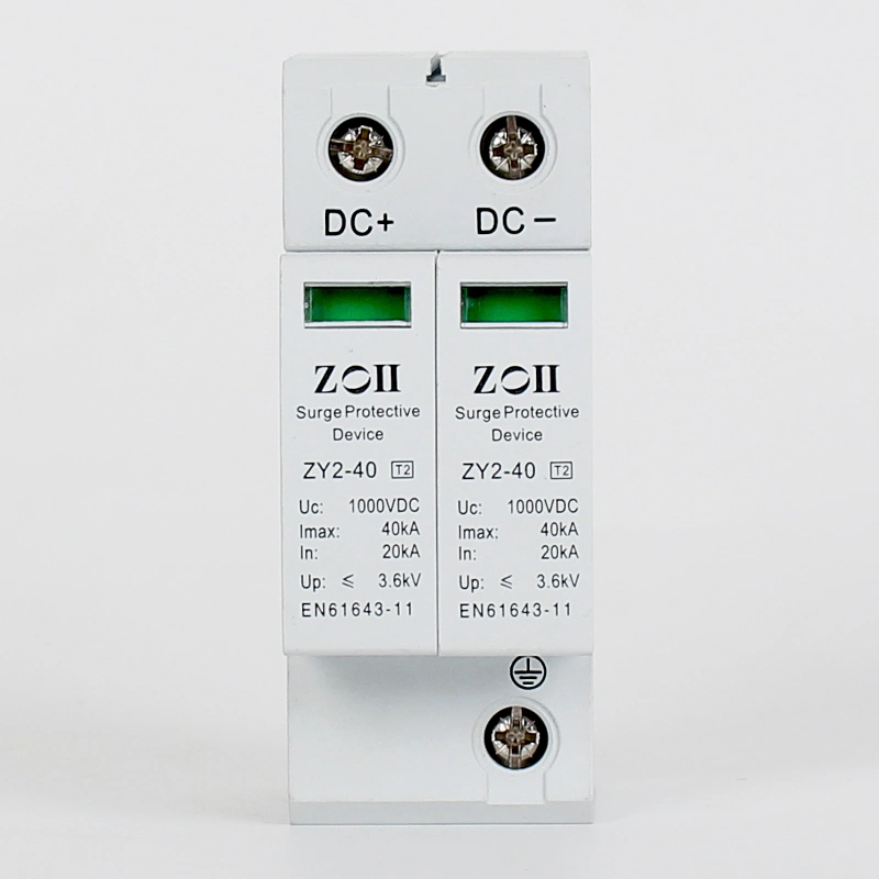 Free Sample 1500V DC Surge Protective Device Surge Protector SPD Type II 2p