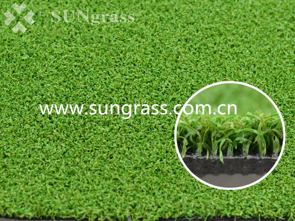 Bicolor 14mm 26 Stitches Synthetic Turf Sport Golf Runway Golf Equipment Artificial Grass