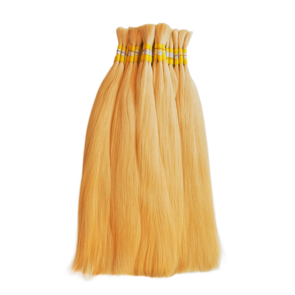 Wholesale Hair Vendors Virgin Raw Cabello Humano 613 Blonde Russian Hair Bulk