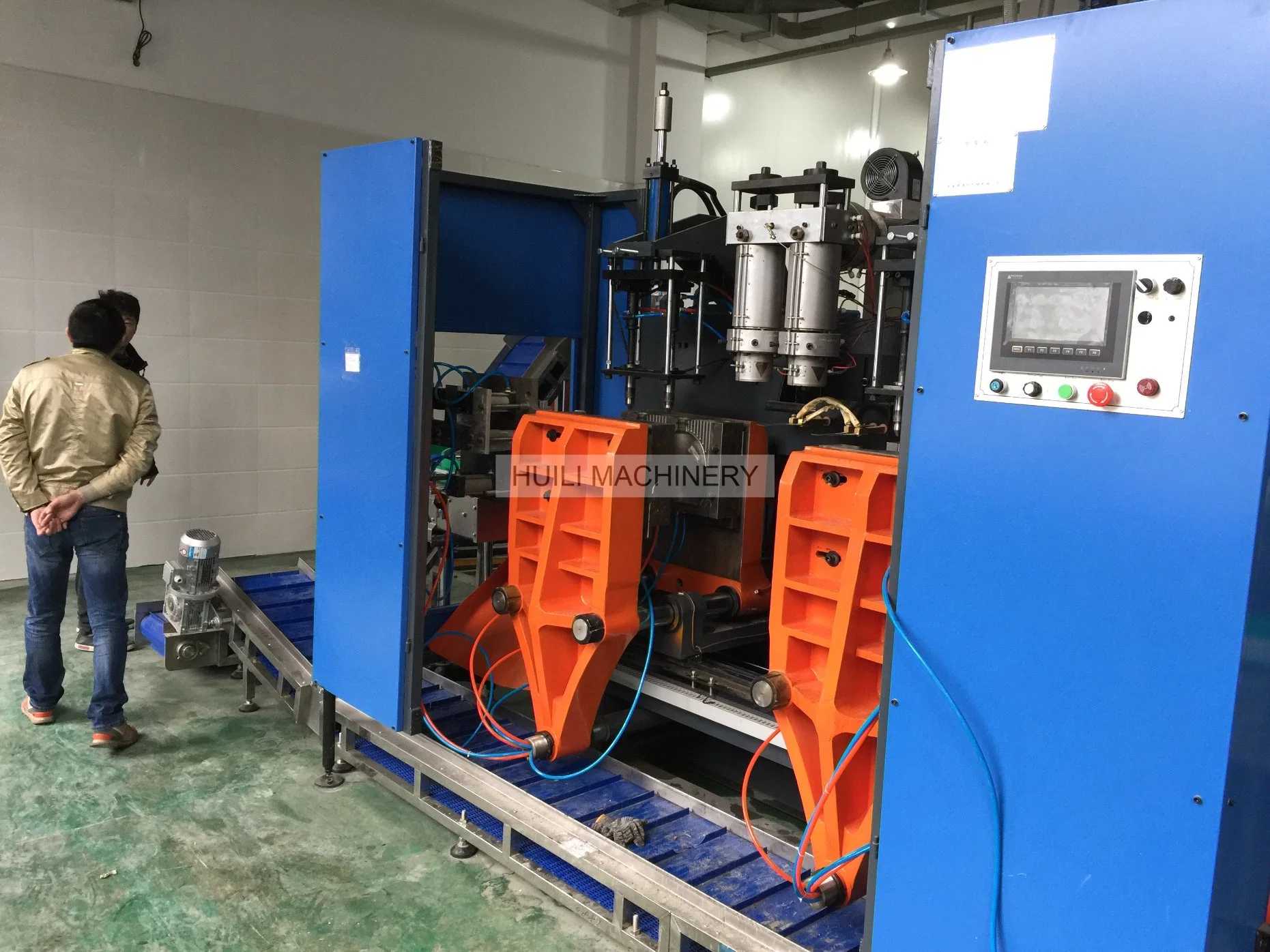 Double Station Hydraulic Plastic Bottle Extrusion Blow Molding Machine for Pesticides Detergent Bottle