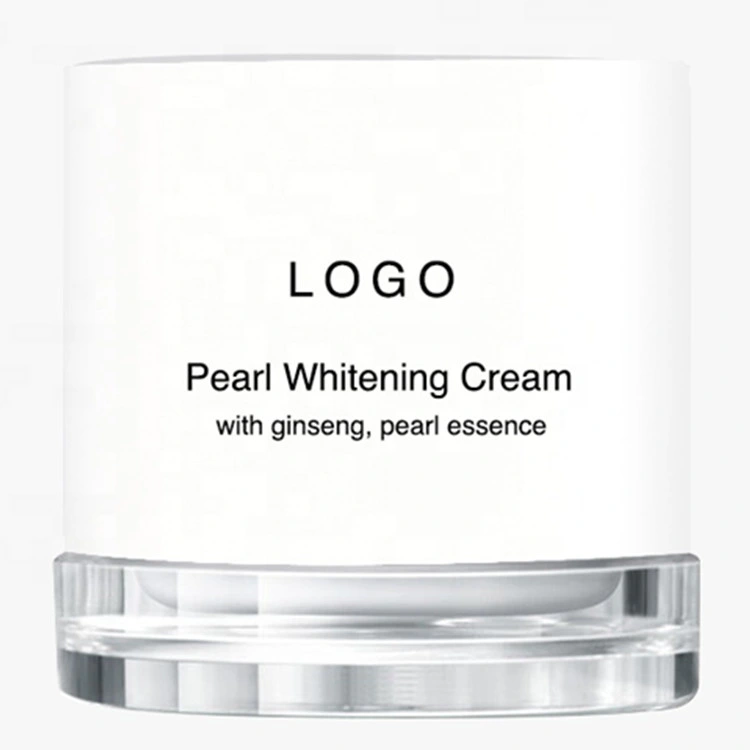 Natural Skin Care Even Dull Skin Tone Dark Spots Removing Ginseng Pearl Whitening Cream