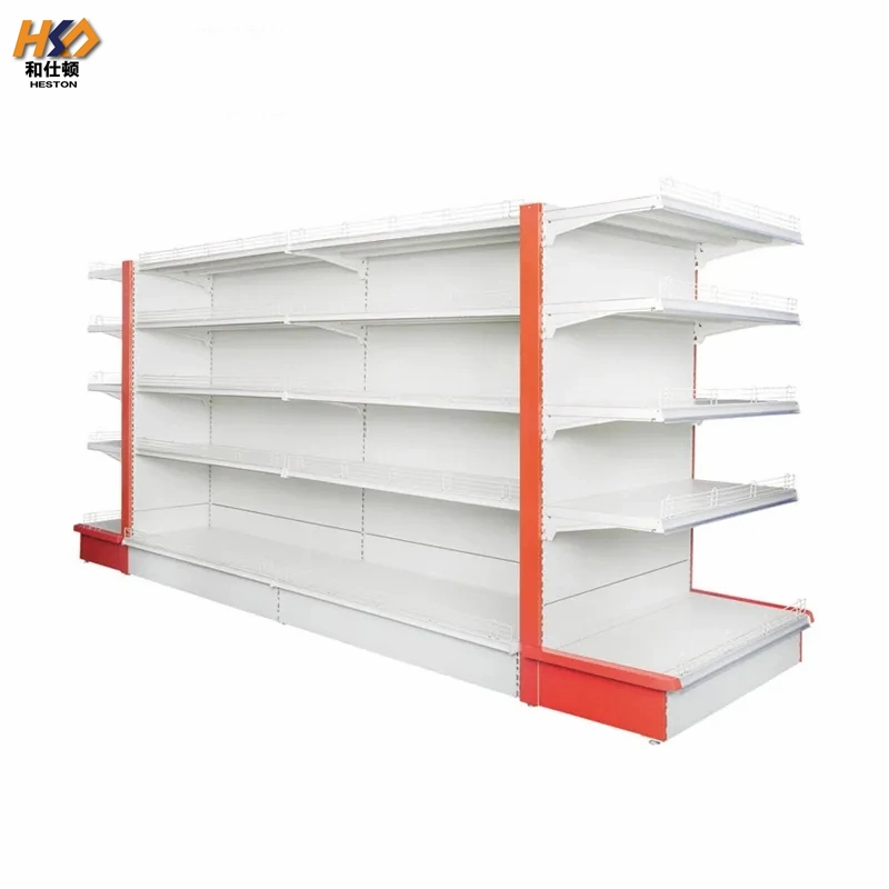 Novo Popular Chinesa prateleiras dos supermercados Rack de suporte da tela de metal