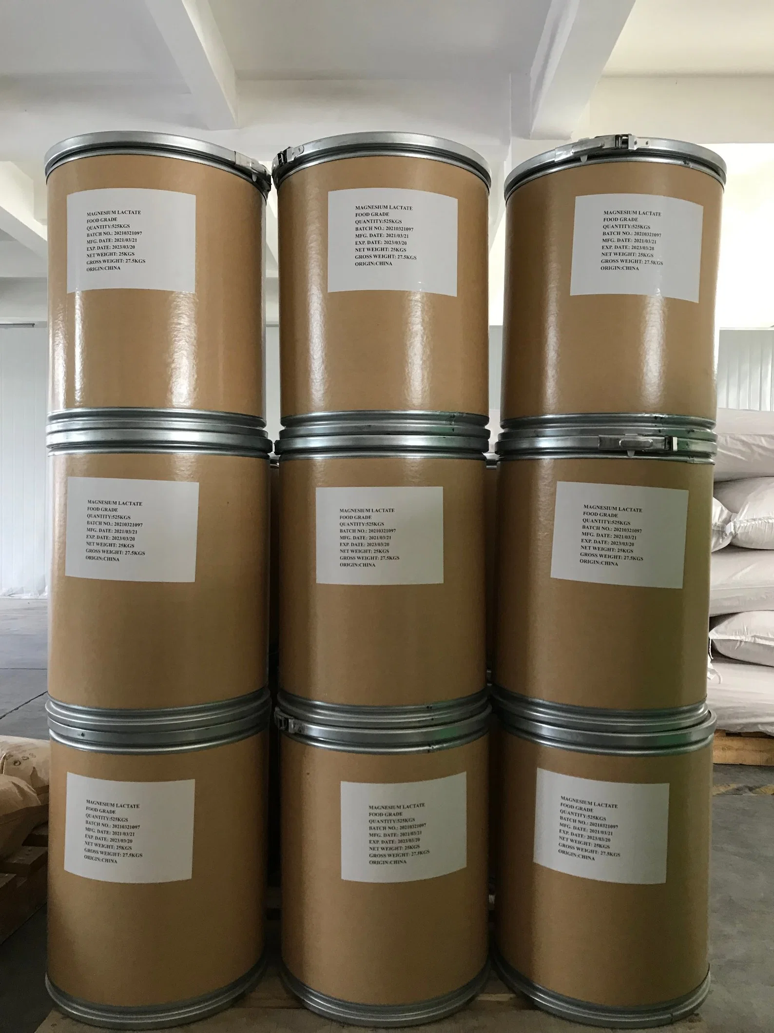 EDTA Ferric Sodium Grade Alimentaire Fabrication USP Bp Norme FCC