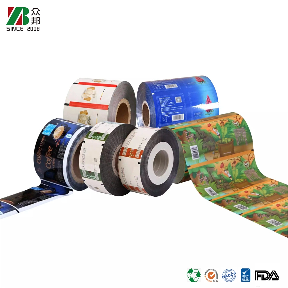 OEM Printing Automatic Packaging Coffee Powder Tea Leaf Bee Plastic Roll Film