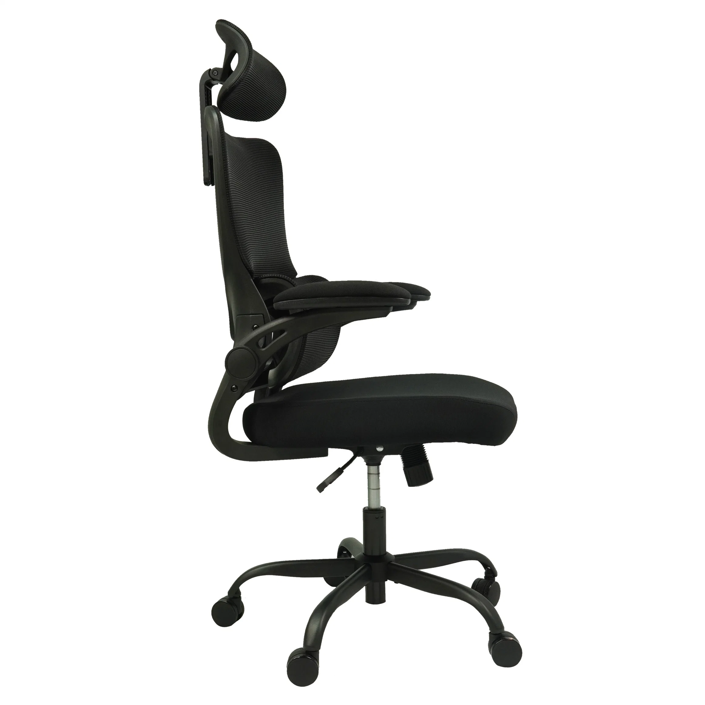 Silla ergonómica de oficina respaldo alto silla de escritorio malla respaldo con Soporte lumbar independiente