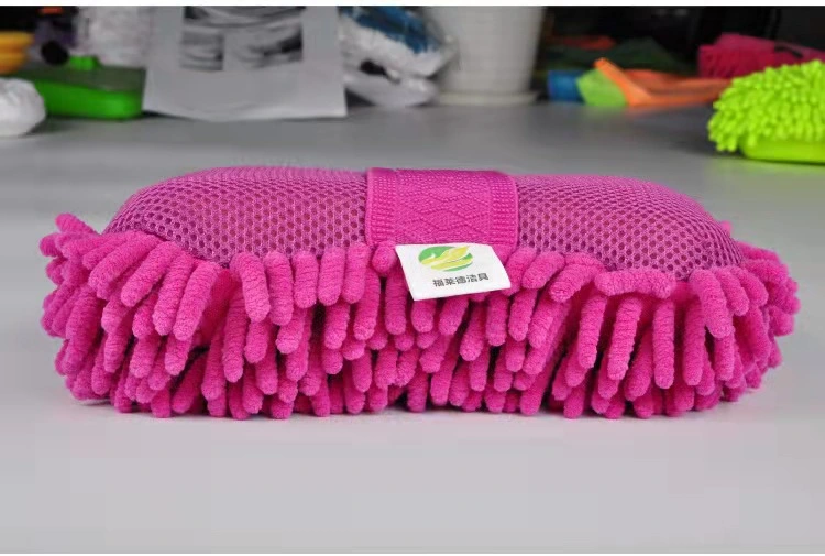 8 Shape Chenille Microfiber Cloth Cleaning Sponge Magic Sponge Car Cleaning Products Cleaning Cloth Car Wash