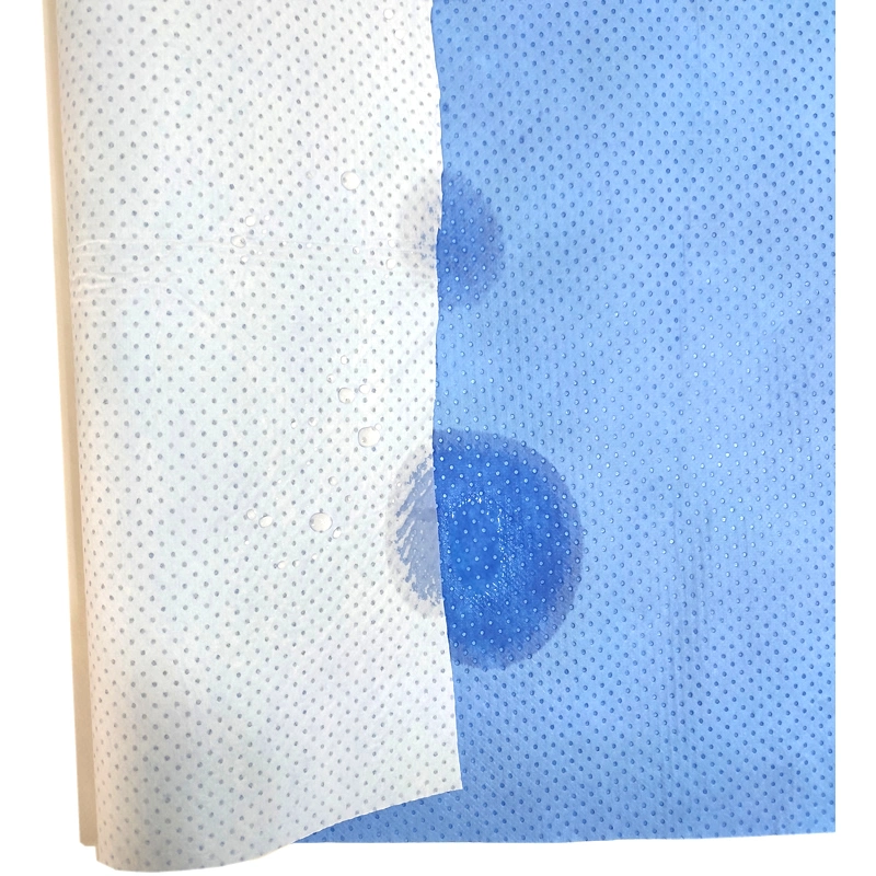 PE Film Laminated High Absrobent Non Woven for Surgical Instrument Tablecloth