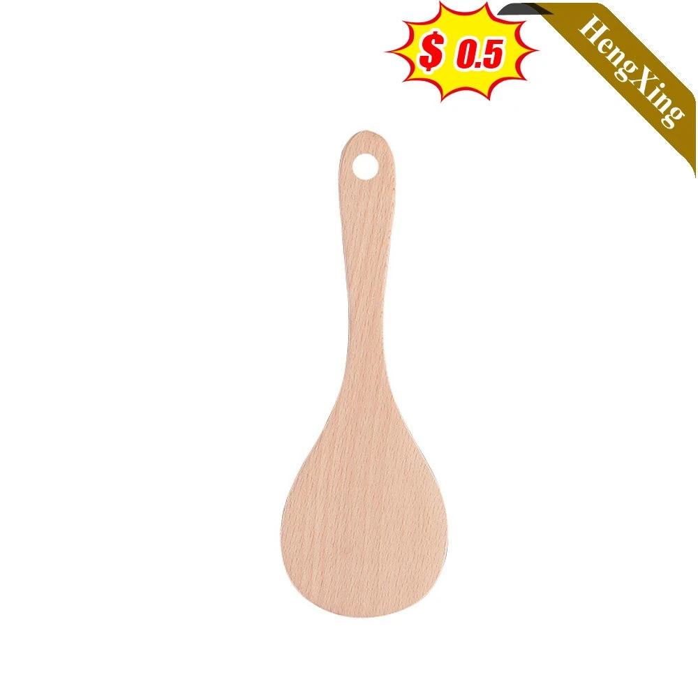 Appareil de cuisine durable outil de cuisson ensemble d'ustensiles de cuisine en bois Poignée ustensiles de cuisine en acier inoxydable (UL-22FD209)