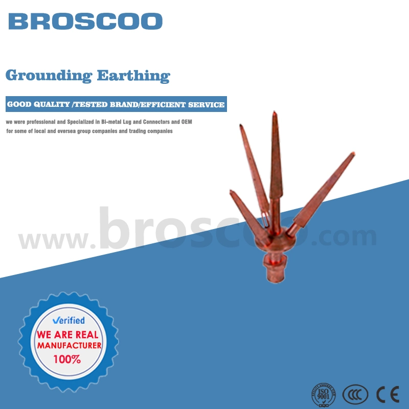 Rod to Cable Clamp C Type Copper Grounding Earthing Accessories