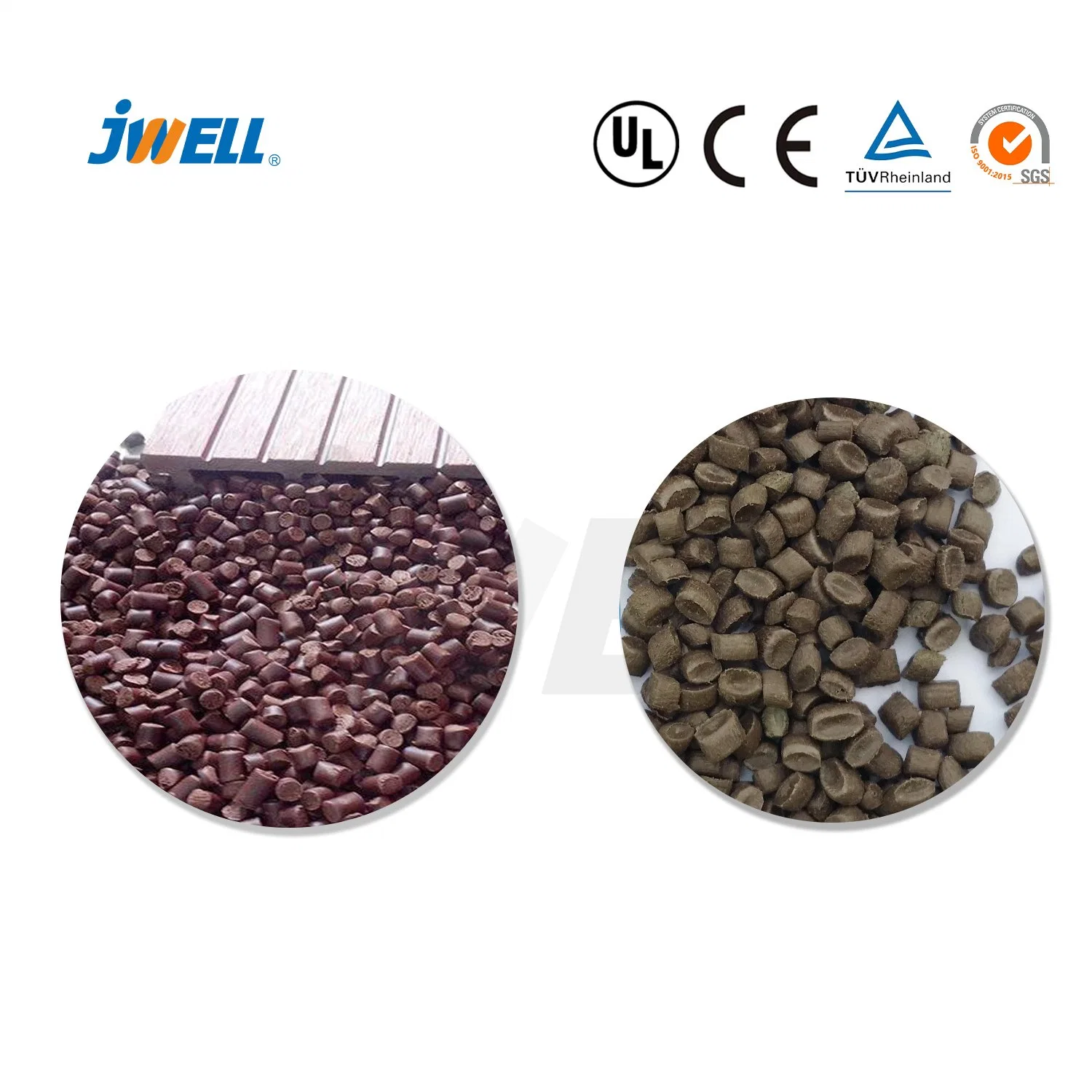 Jwell Plastic Recycling Machine/WPC Pelletizing Machine