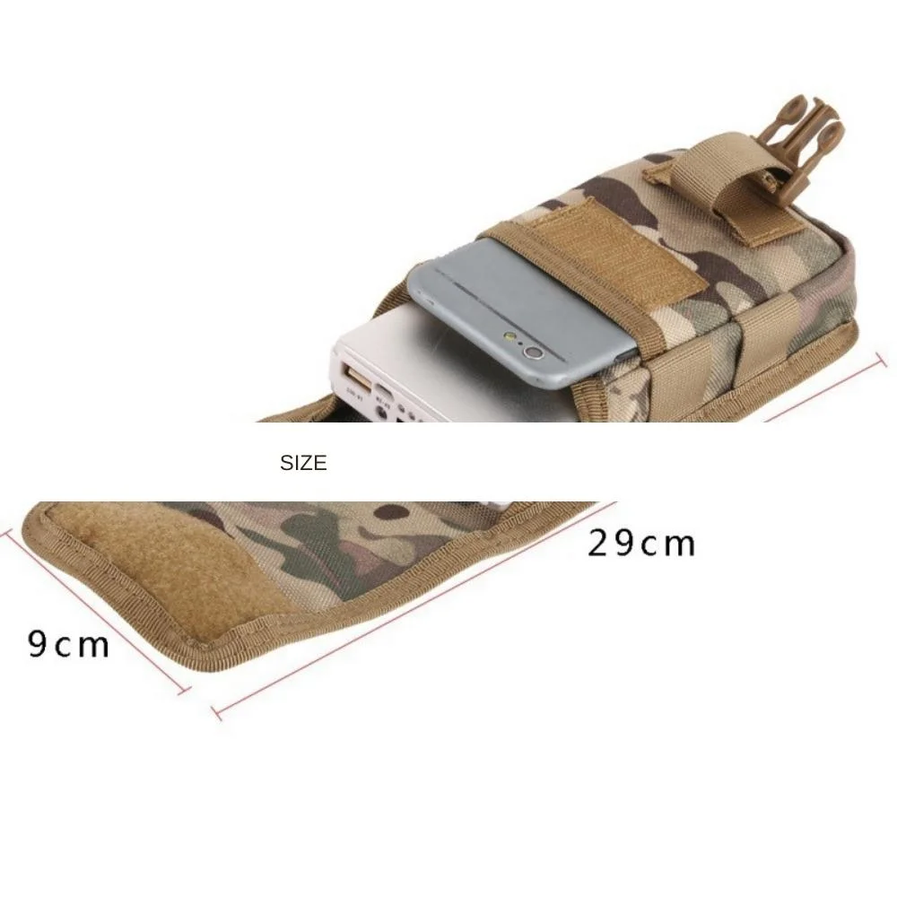 Housse de housse pour téléphone portable Coque tactique Camo Sac de ceinture Wyz21281